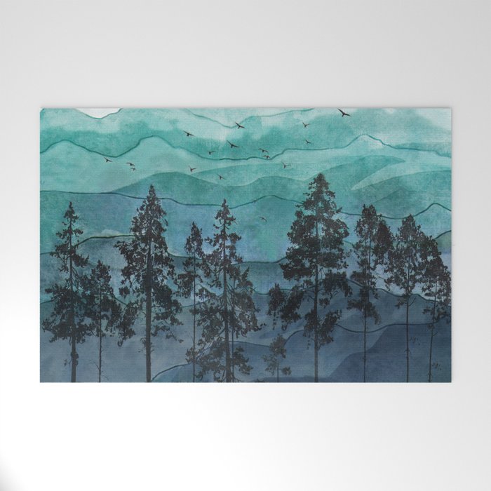 Mountains II Welcome Mat Gallery Image 1