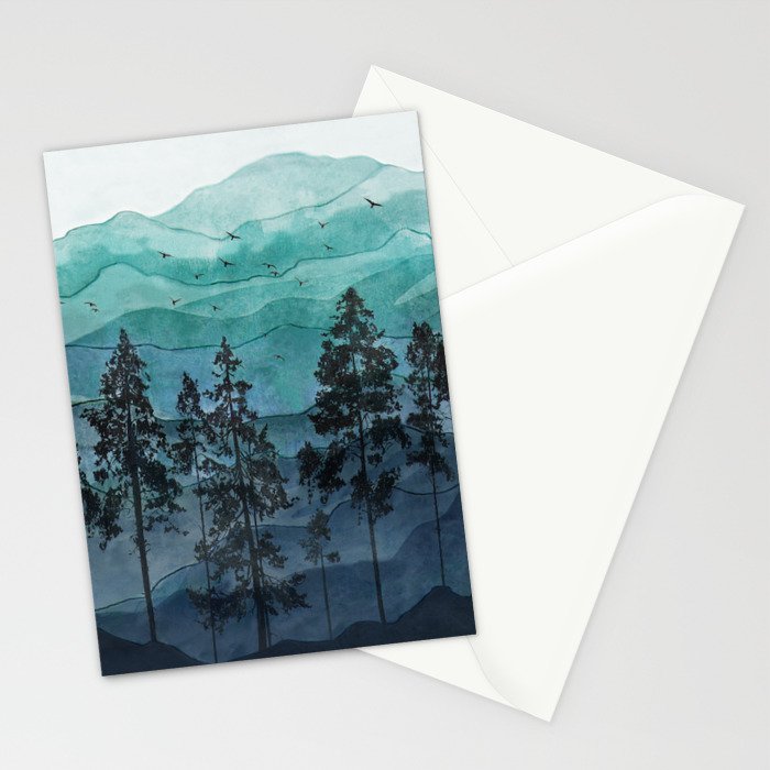 Mountains II Stationery Card Gallery Image 2
