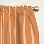 Color Block Line Abstract LXXIII Pantone Peach Fuzz Window Curtain Gallery Image 2