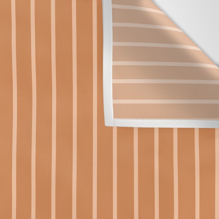 Color Block Line Abstract LXXIII Pantone Peach Fuzz Wall Tapestry Gallery Image 3