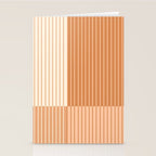 Color Block Line Abstract LXXIII Pantone Peach Fuzz Stationery Card Gallery Image 2