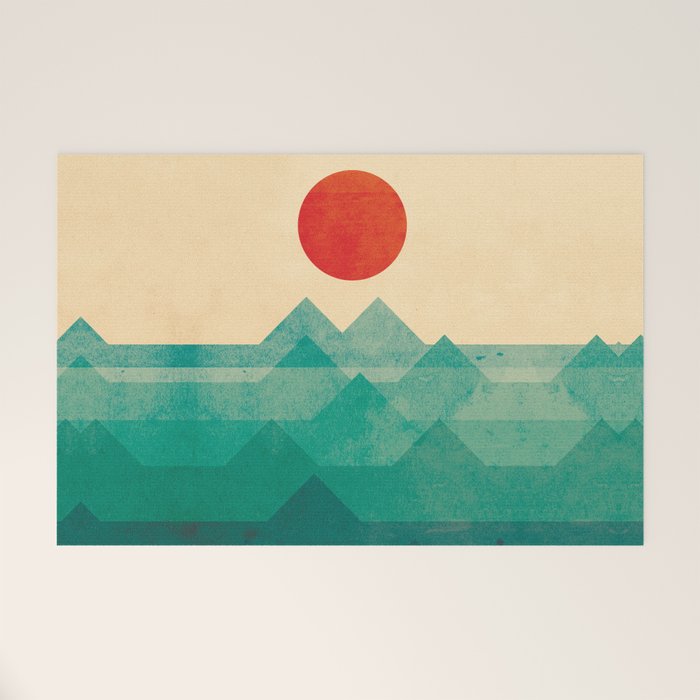 The ocean, the sea, the wave Welcome Mat Gallery Image 1