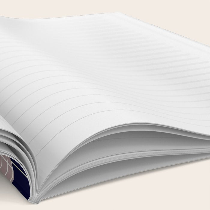 Fresh fish on dark navy blue pattern Notebook Gallery Image 2