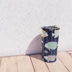 Fresh fish on dark navy blue pattern Travel Mug Gallery Image 4