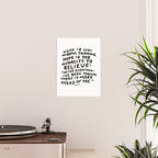"Hope Is Not Wishful Thinking. Hope Is The Audacity To Believe" | Hand Lettered Motivational Design Poster Gallery Image 2