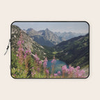Cascade Summer Wildflowers Laptop Sleeve Gallery Image 1