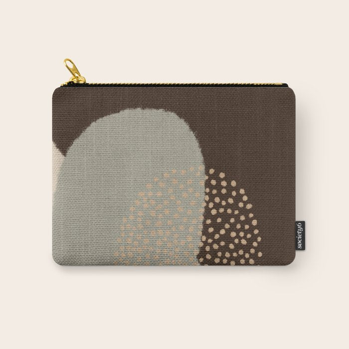 Modern Abstract Shapes #5 Carry All Pouch Gallery Image 1