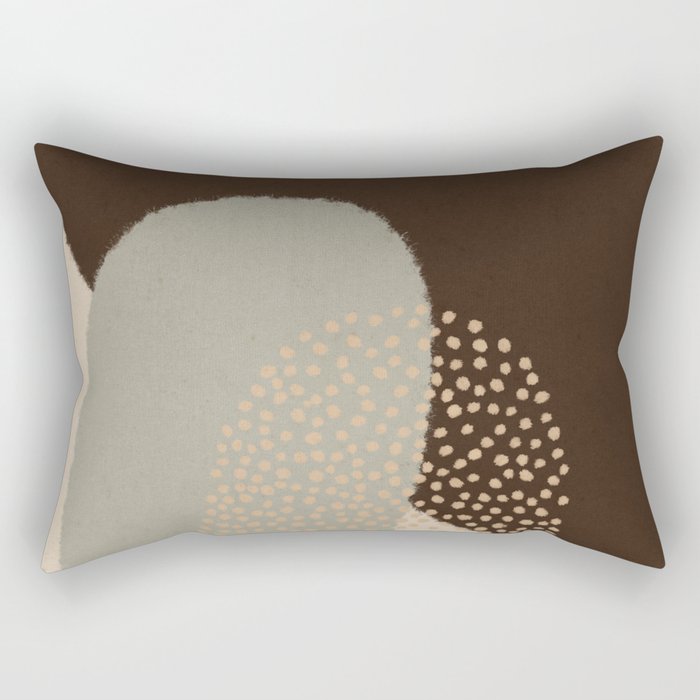 Modern Abstract Shapes #5 Rectangular Pillow Gallery Image 2