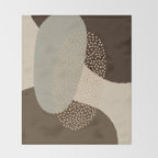 Modern Abstract Shapes #5 Throw Blanket Gallery Image 2