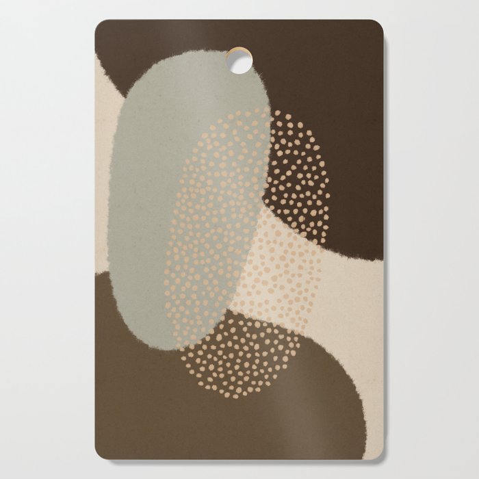 Modern Abstract Shapes #5 Cutting Board Gallery Image 1
