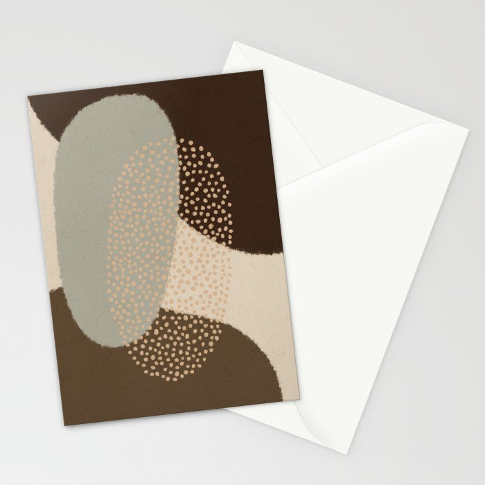 Modern Abstract Shapes #5 Stationery Card Gallery Image 2