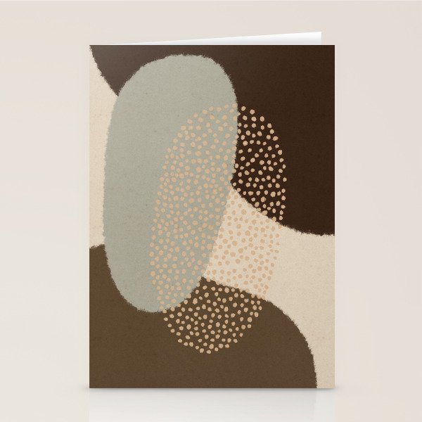 Modern Abstract Shapes #5 Stationery Card Gallery Image 1