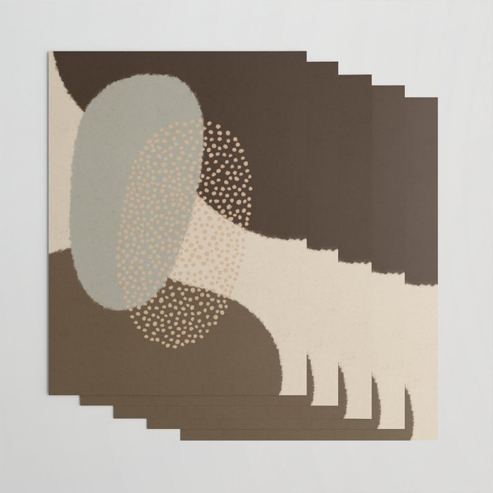 Modern Abstract Shapes #5 Wrapping Paper Gallery Image 3