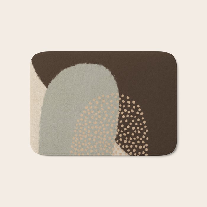 Modern Abstract Shapes #5 Bath Mat Gallery Image 1