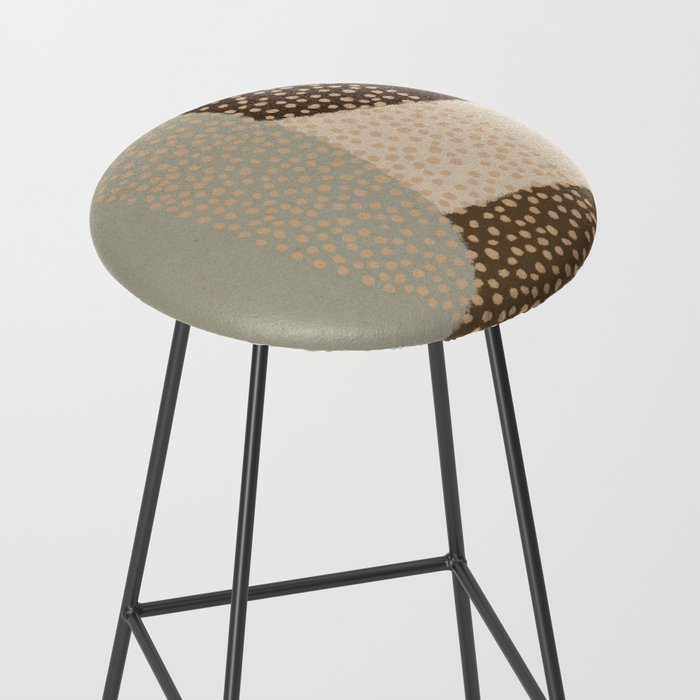 Modern Abstract Shapes #5 Stool Gallery Image 2