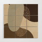 Modern Abstract Shapes #5 Wood Wall Art Gallery Image 1