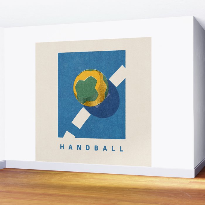 BALLS - Handball - Summer Games Wall Mural Gallery Image 2