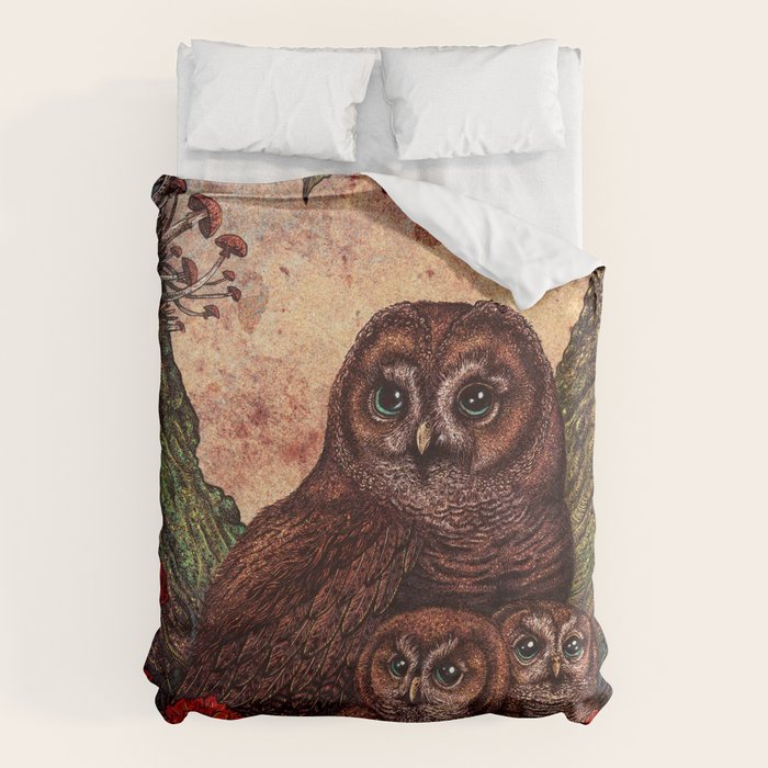 Tawny Owlets Duvet Cover Gallery Image 6