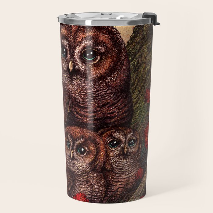 Tawny Owlets Travel Mug Gallery Image 2