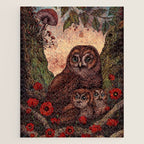 Tawny Owlets Jigsaw Puzzle Gallery Image 1