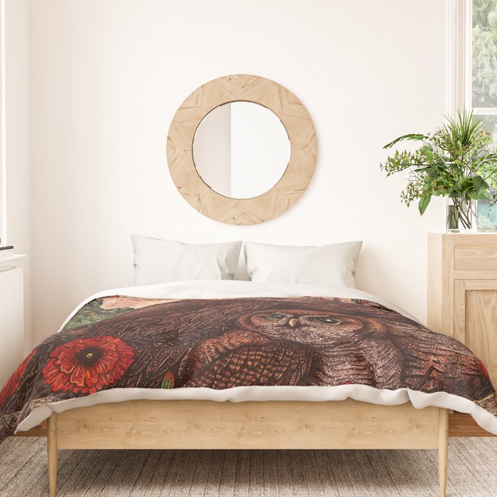 Tawny Owlets Duvet Cover Gallery Image 3