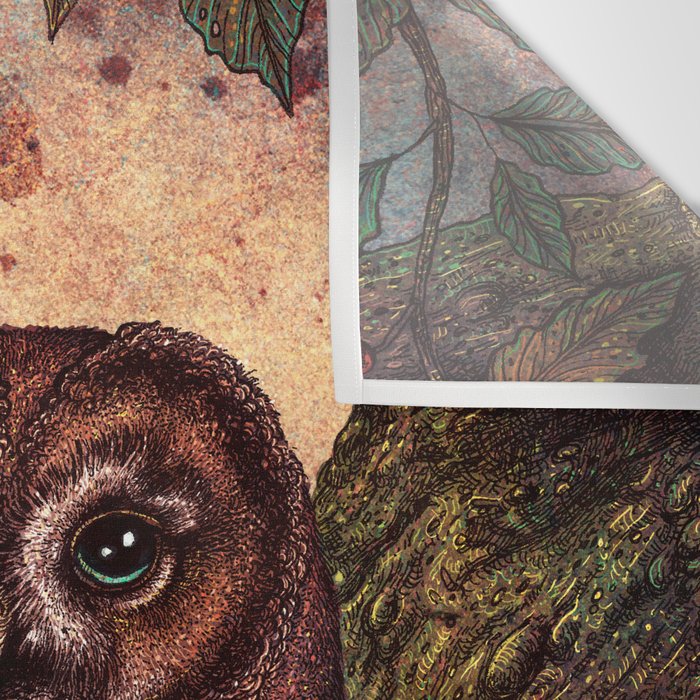 Tawny Owlets Wall Tapestry Gallery Image 3