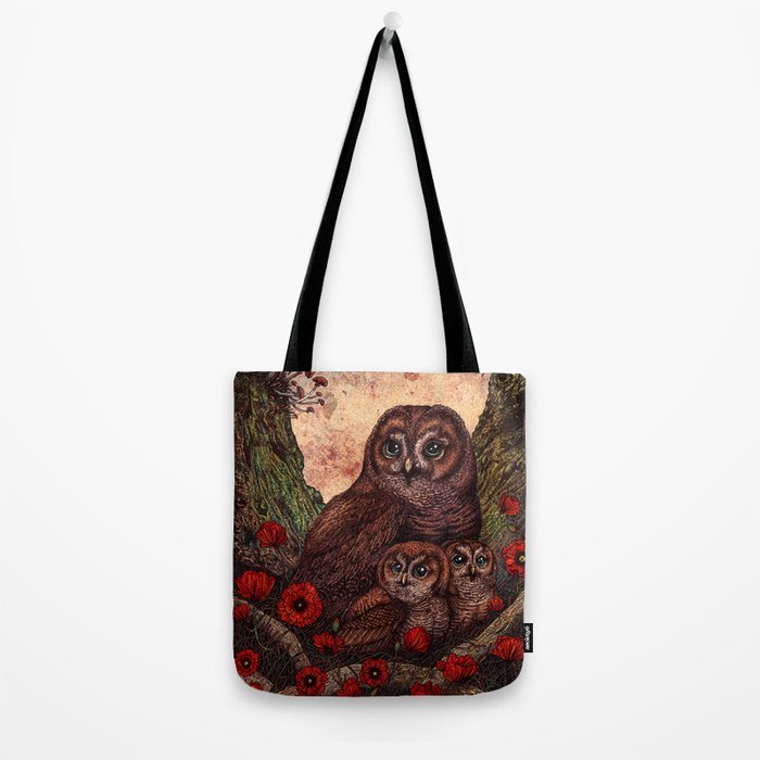 Tawny Owlets Tote Bag Gallery Image 2