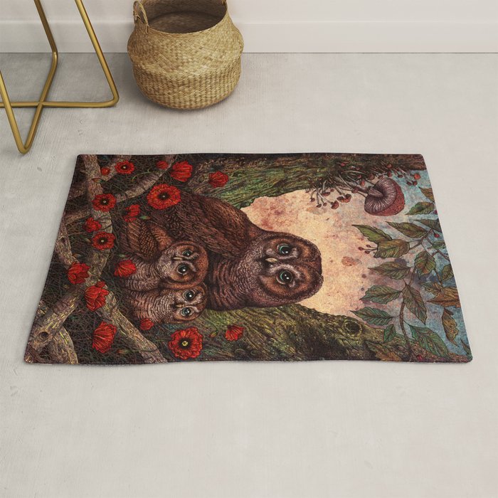 Tawny Owlets Rug Gallery Image 1