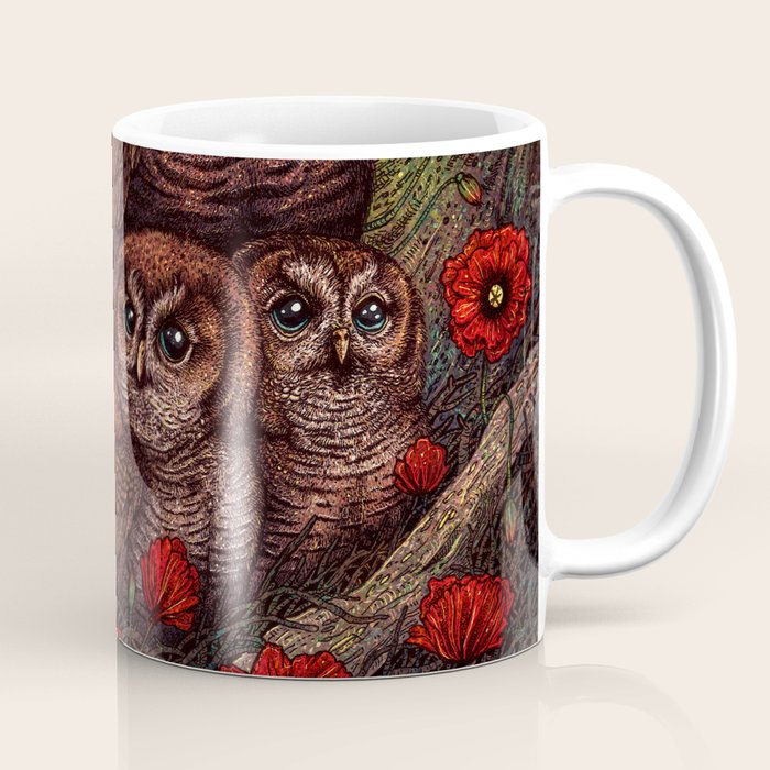 Tawny Owlets Coffee Mug Gallery Image 1