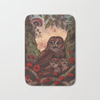 Tawny Owlets Bath Mat Gallery Image 1