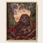 Tawny Owlets Serving Tray Gallery Image 1