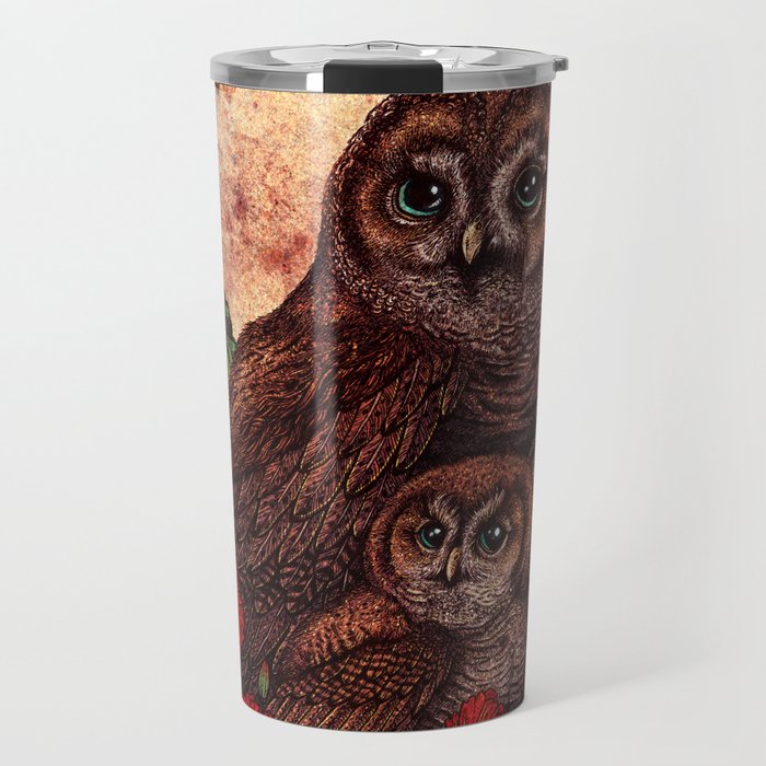 Tawny Owlets Travel Mug Gallery Image 1