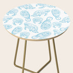 Manatees - Light Blue Side Table Gallery Image 2