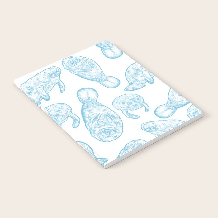 Manatees - Light Blue Notebook Gallery Image 2