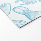 Manatees - Light Blue Welcome Mat Gallery Image 2