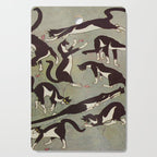 Edited magazine cover - The Lone hand - 1909 Cat Playing With Mouse Vintage Pattern Cutting Board Gallery Image 1