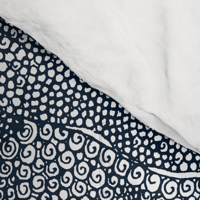 Tyrannosaurus rex indigo Comforter Gallery Image 4