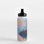 Claude Monet Sunset on the Seine at Lavacourt, Winter (High Res & Color Restored) Water Bottle Gallery Image 2