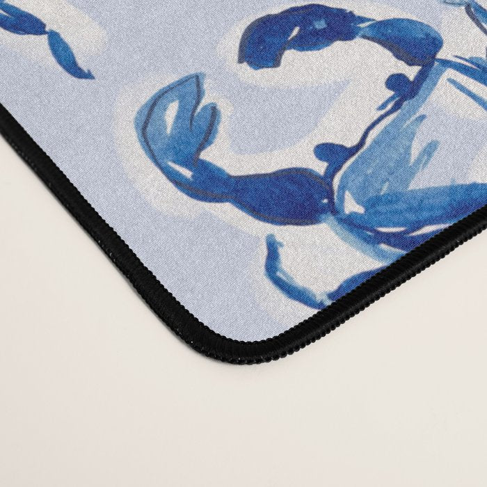 Blue and White Sea Life Desk Mat Gallery Image 4