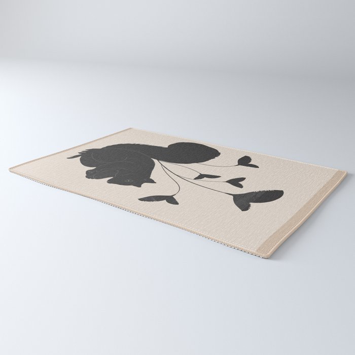 The Abstract Black Squirrel Rug Gallery Image 3