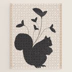 The Abstract Black Squirrel Jigsaw Puzzle Gallery Image 1