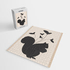 The Abstract Black Squirrel Jigsaw Puzzle Gallery Image 2