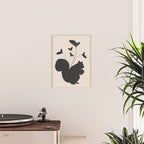 The Abstract Black Squirrel Poster Gallery Image 2