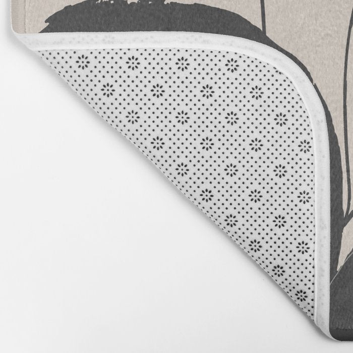 The Abstract Black Squirrel Bath Mat Gallery Image 2