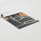 Abstract Face Line Art 04 Yoga Mat Gallery Image 2