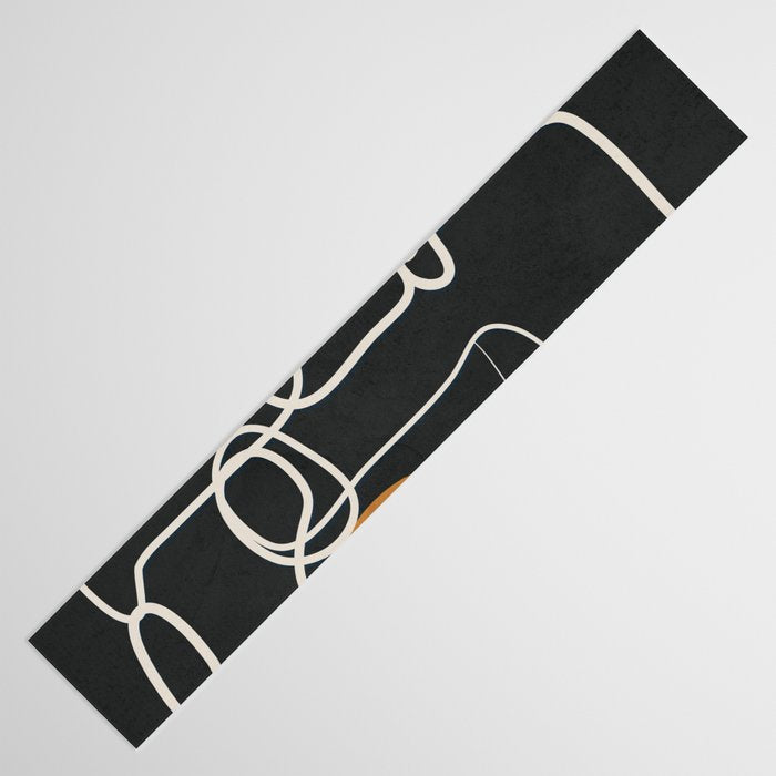 Abstract Face Line Art 04 Table Runner Gallery Image 3