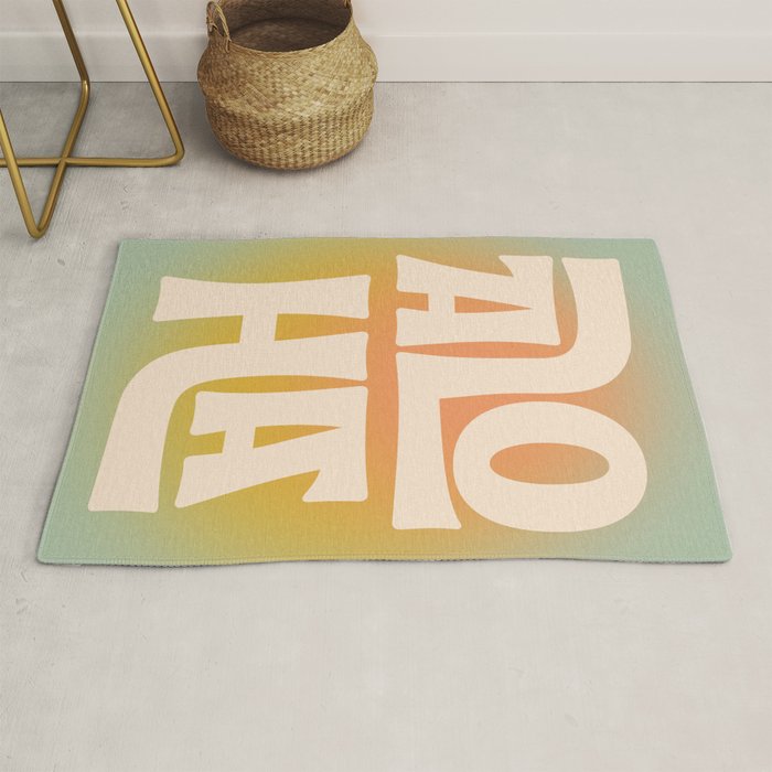 Aloha - Modern Art Print Rug Gallery Image 1