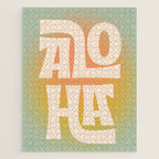 Aloha - Modern Art Print Jigsaw Puzzle Gallery Image 1