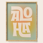 Aloha - Modern Art Print Serving Tray Gallery Image 1