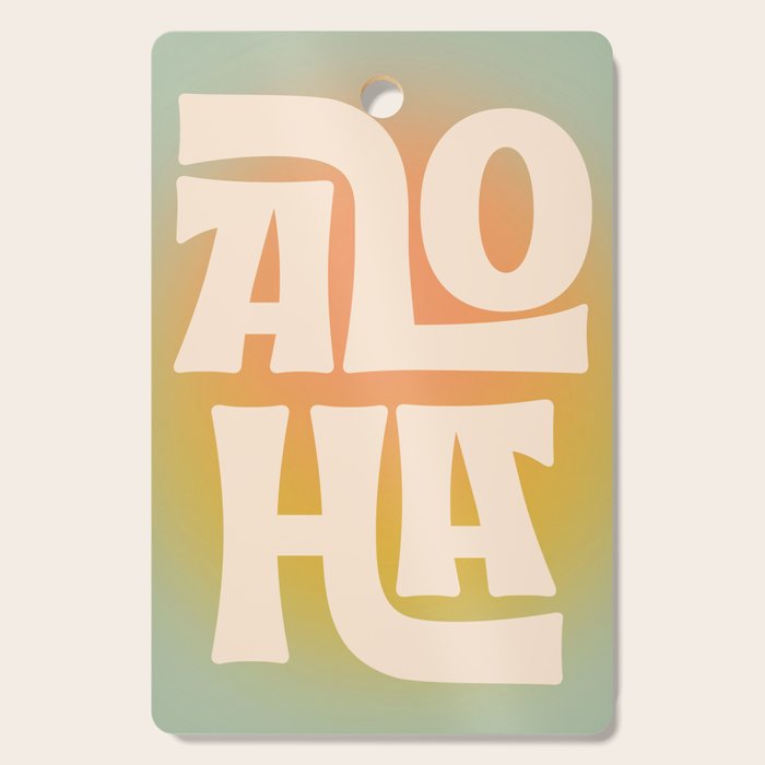 Aloha - Modern Art Print Cutting Board Gallery Image 1